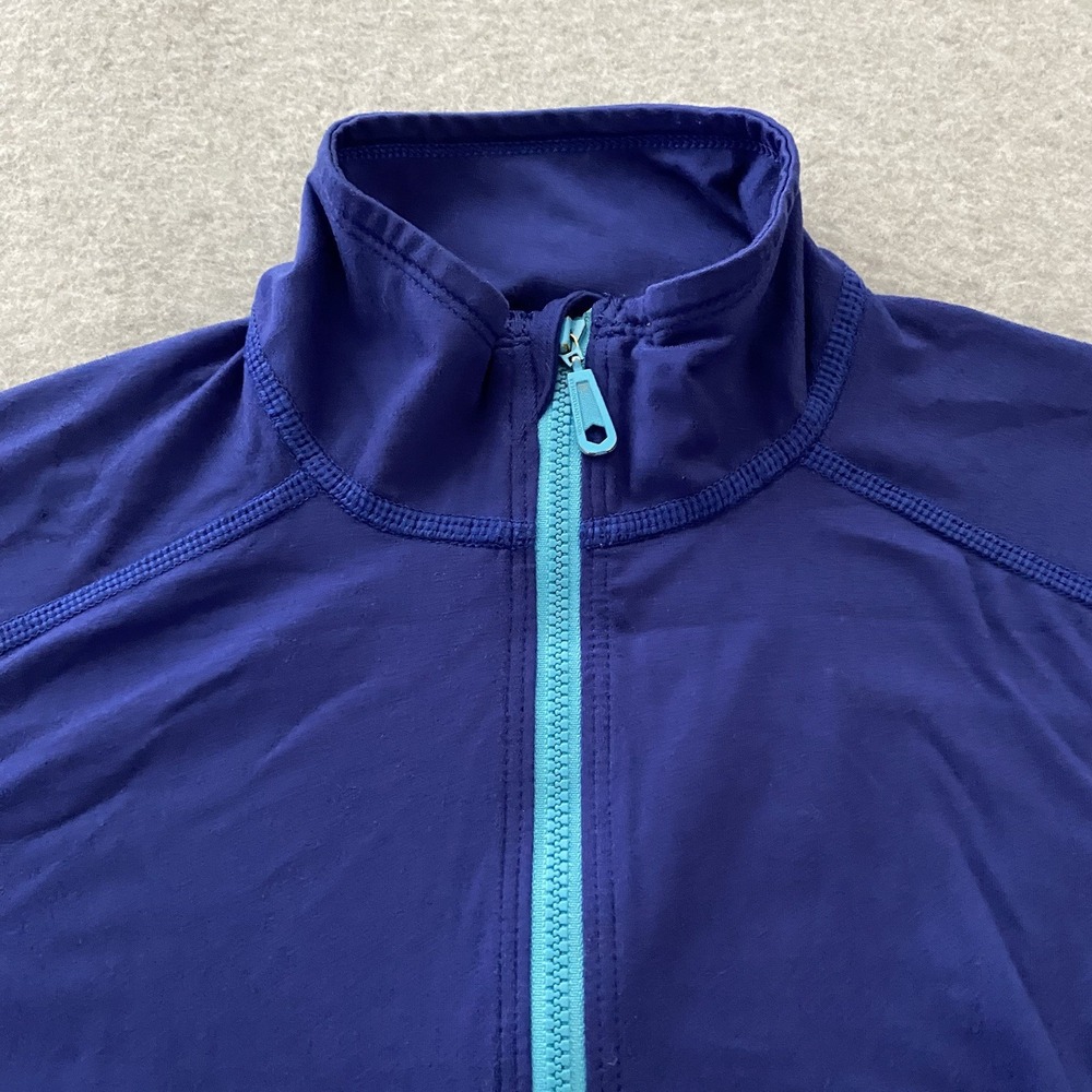Mountain Hardwear Butter Jacket Womens XS Cobalt Discontinued Athletic Silver - Picture 3 of 13